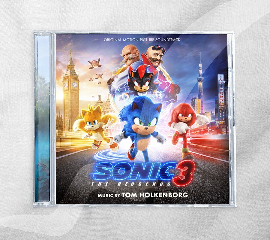 Sonic the Hedgehog 3 (2024) Original Soundtrack 1CD Tom