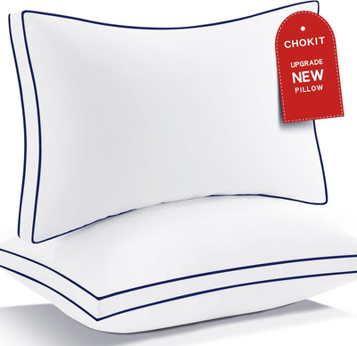 Premium Pillows Queen Size Set of 2, Fluffy and Supportive 7D down Alternative B