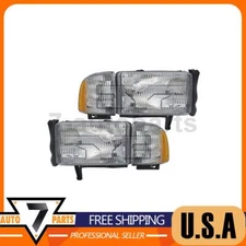 Headlamp Assembly Left Right TYC fits Dodge Ram 2500 1994 1995 1996 1997 1998