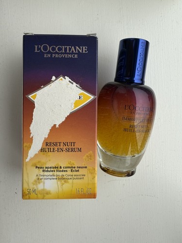 L’occitane Immortelle Reset Overnight Serum 50ML Boxed - Picture 3 of 3