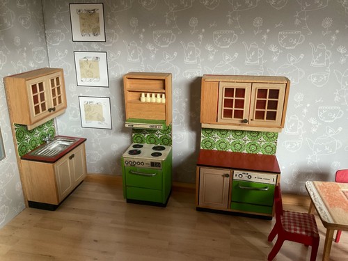 MEUBLES DE MAISON DE POUPÉE - CUISINE ÉQUIPÉE - LUNDBY OF SWEDEN - 1970/1975 - Photo 11/24