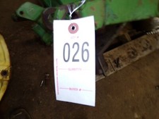 John Deere 3010 Utility Tractor, Rockshaft Assembly, Tag #026