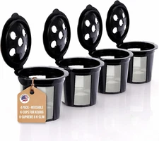 Reusable K Cups for Keurig Supreme, K Supreme Plus, K Slim, K-Brew Chill, K D...