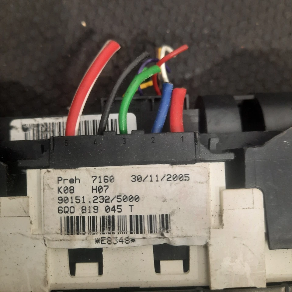 Volkswagen Polo 2007 módulo de calefacción climatización 6Q0819045T #9 Foto 3 de 3