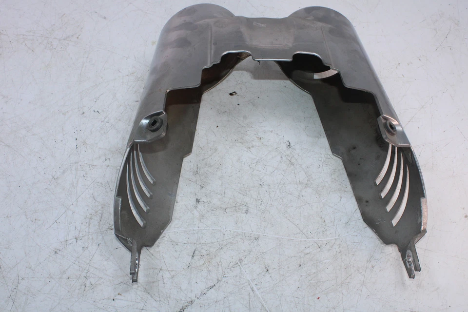 04-09 Yamaha Fz6 Izquierdo Derecho Silenciador Tubo de Escape Cubiertas Escudos Térmicos Protectores Foto 3 de 4