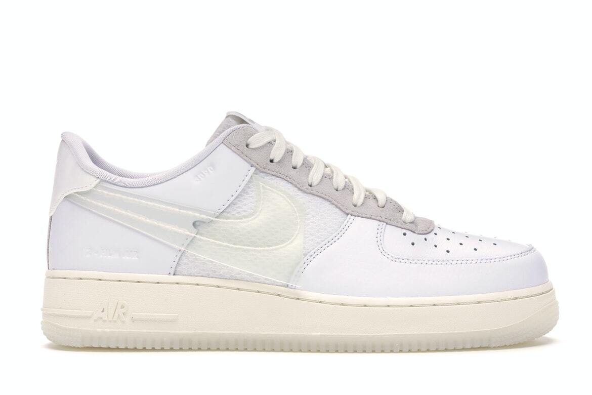 White Nike Air Force One Transparente Air Force Low SP 1017 ALYX