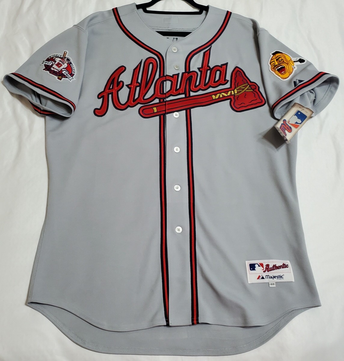 MLB Braves Niekro 35 ジャージ 48(XL) MLB Braves Niekro 35