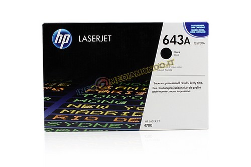 Toner Originale HP Q5950A 643A Nero – Nuovo, Scatola Sigillata, Qualità Garantita!