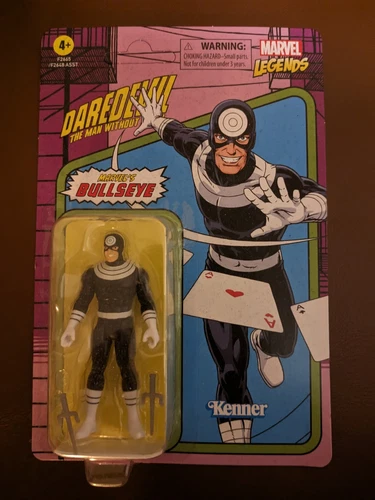 Figura de 3,75" Marvel Daredevil Legends: Bullseye (2021, Kenner/Hasbro) NUEVA