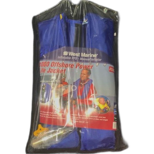 WEST MARINE Offshore Inflatable Life Jacket Automatic/Manual w/spare ...