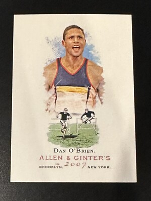 2007 Topps Allen and Ginter #316 Dan O'Brien SP Decathlon Champion
