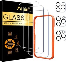 Ailun 3 Pack Screen Protector for Iphone 16 Pro Max 6.9 Inch 3 Pack Camera