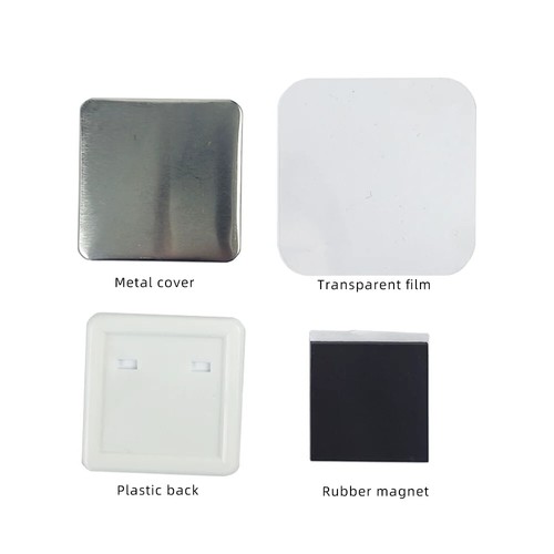 1000pcs Materials for 50*50mm 2 Inch Square Fridge Making