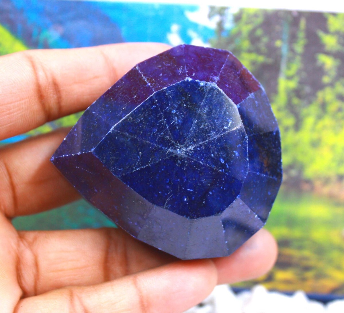 Superb African 1099.80 Ct Blue Sapphire Certified Opaque Gemstone