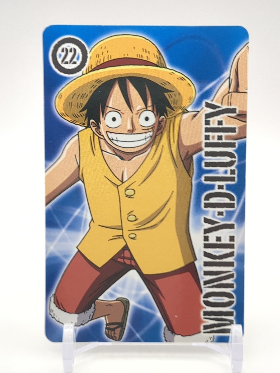 Monkey D. Luffy #22 One Piece Card Top Gum 2010 Top Seika