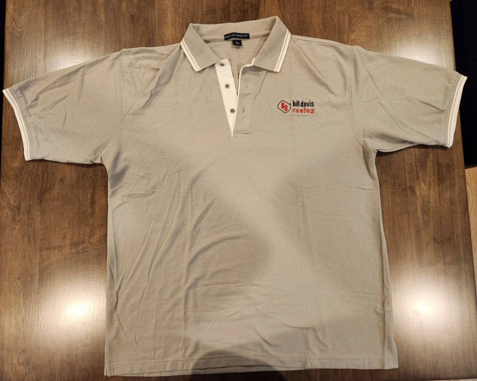 2 polos de golf Bill Davis Racing - talla XL - Nascar - Ping Foto 3 de 4