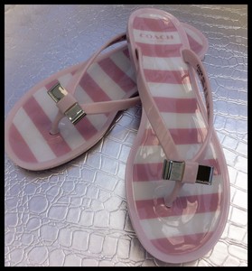 coach landon jelly flip flops