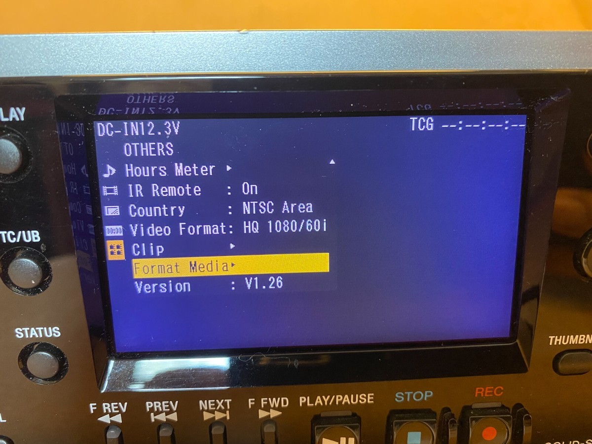 Sony PMW-EX30 XDCAM SXS Express Card Video Recorder Player