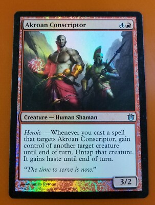 1x Akroan Conscriptor | FOIL | Born of the Gods | MTG Magic Cards | eBay