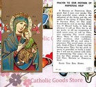 Our Lady of Perpetual Help with Prayer - Paperstock Holy Card | eBay