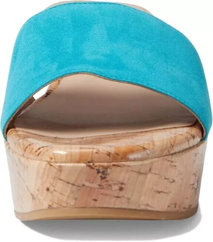 Stuart Weitzman Summer Slide Women's Size 9.5 Capri Slip On Wedge Sandal KHD977 - Picture 8 of 10