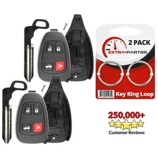 2 For 2003 2004 Infiniti M45 Smart Remote Car Key Fob Case Shell - Kbrastu13
