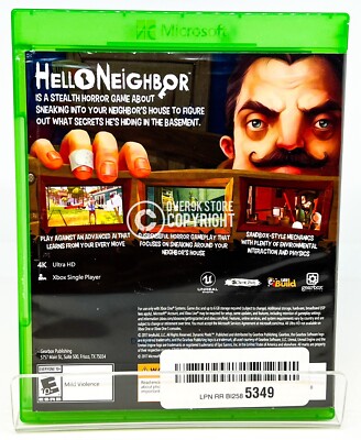 インベーダー/HELLO MY GAME IS...(post card) Amazon.com: Hello Neighbor - PlayStation 4 : Gearbox