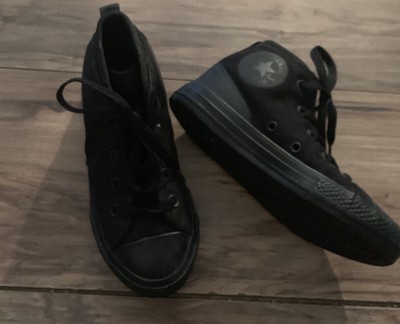 boys black high tops