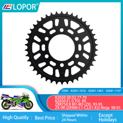 LOPOR 530-41T Motorcycle Rear Sprocket For Kawasaki KZ650 1977-79