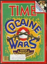 FEBRUARY 25 1985 TIME MAGAZINE, COCAINE WARS, INFLATION, ARTIST MICHAEL DORET