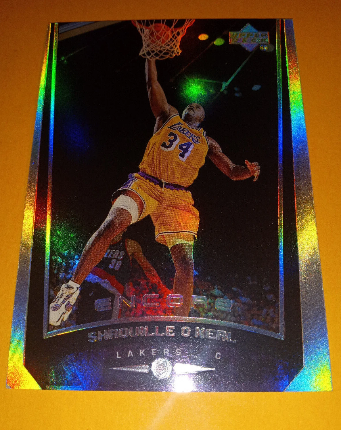 1998-99 UD Upper Deck Encore Shaquille O'Neal #40 - Los Angeles Lakers - Shaq