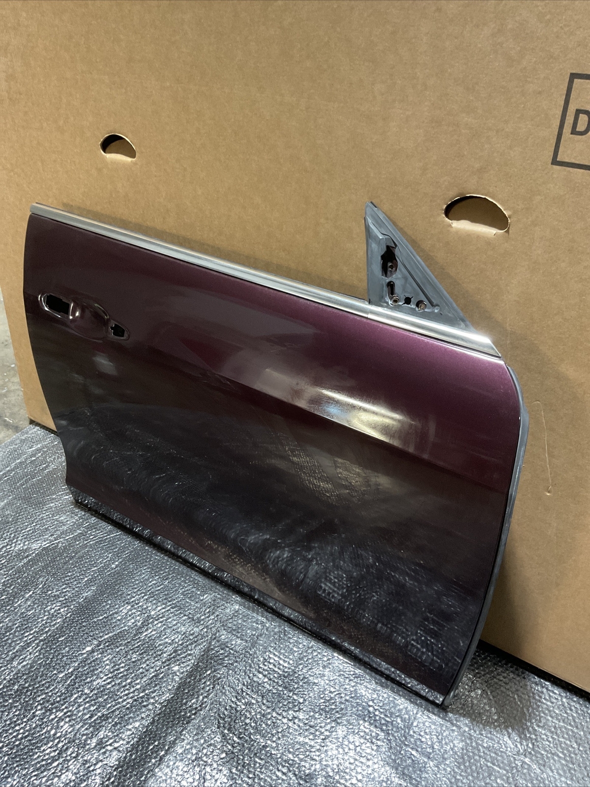 2014 - 2021 MASERATI GHIBLI FRONT RIGHT EXTERIOR DOOR SHELL PANEL OEM PURPLE