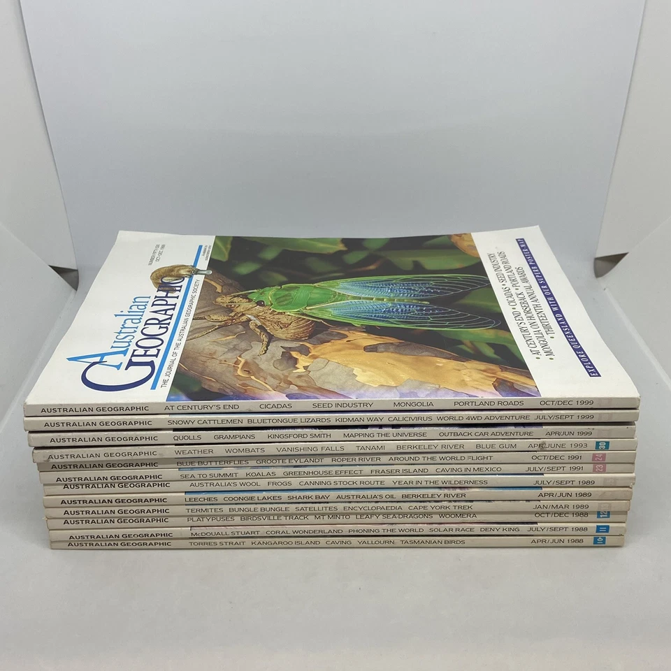 Australian Geographic Magazine x 12 #’s 10-15 23 24 30 54 55 56 Maps Posters EUC - image 4 of 4