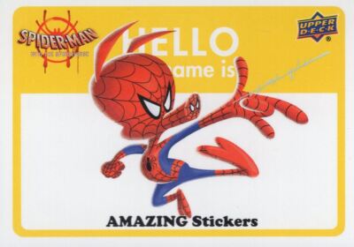 Spider-Man Into The Spider-Verse Amazing Sticker Karte AS-04