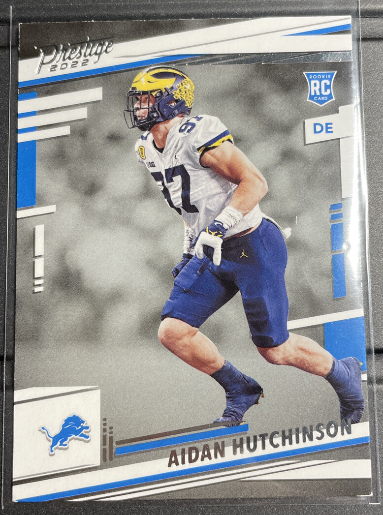 Aidan Hutchinson 2022 Panini Prestige Rookie #312 Michigan Detroit Lions