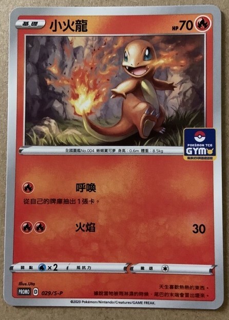 Charmander 165/BW-P Gym Challenge Promo Pokemon Card Japanese