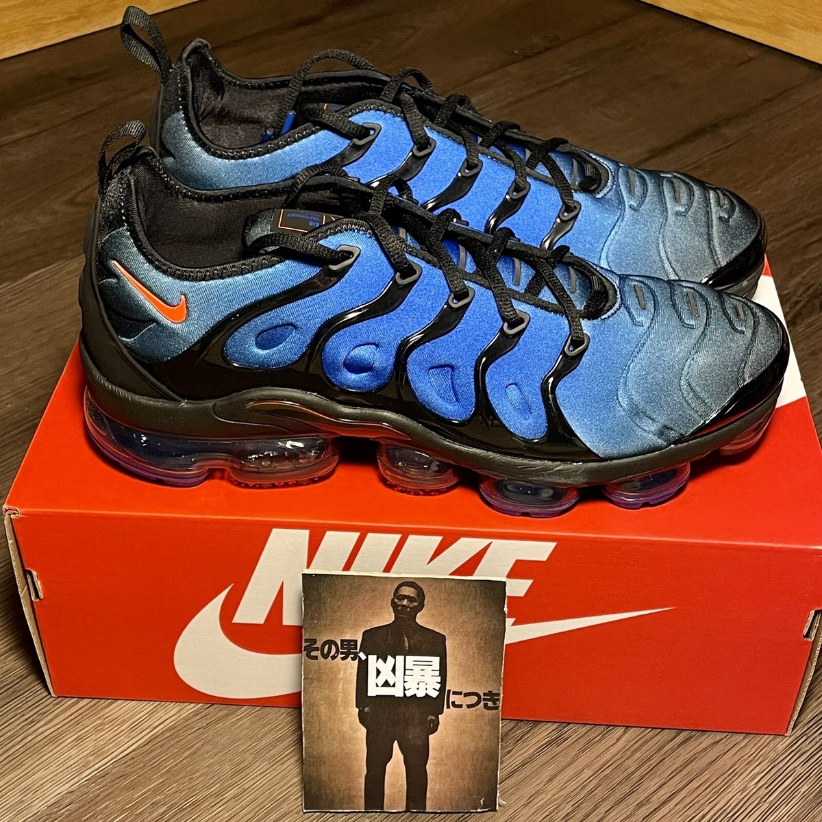 靴 NIKE AIRMAX VAPORMAX PLUS NEW Nike Air VaporMax Plus Blue/Yellow/Pink Casual Shoes