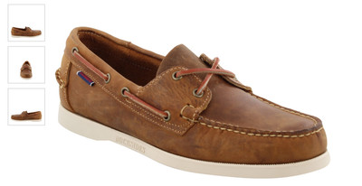 Sebago Portland Crazy Horse Men's Shoes Brown/Tan : 7 Regular