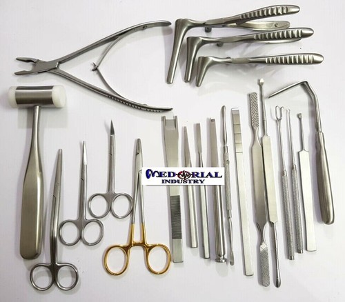 Naseninstrumente Set Nasenkorrektur Set 21-teilig, Instrumente der Plastischen Chirurgie - Bild 1 von 4