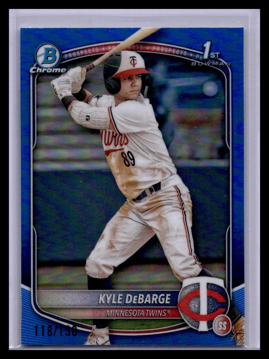 2025 Bowman - Kyle DeBarge 1st #BCP-139 Chrome Blue Refractor /150