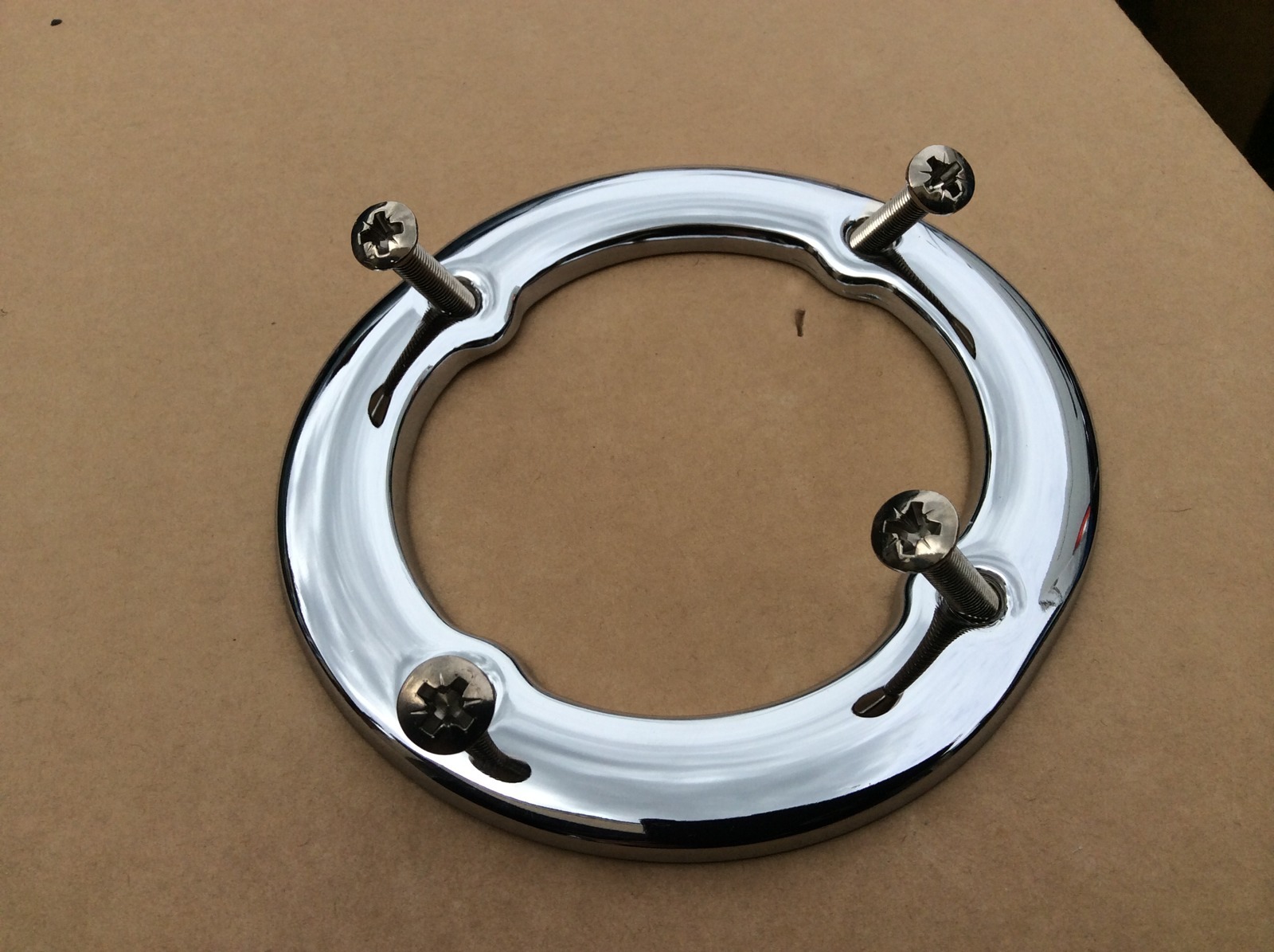 Mgb , Mgb Gt Chrome Gear lever Ring Inc Screws Fits Cars 19721980 BBD8