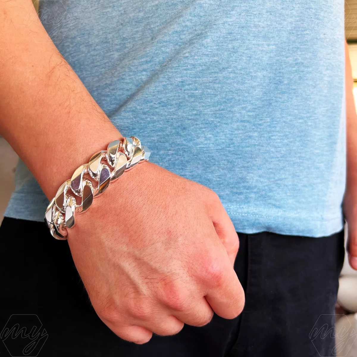 Sterling Silver Curb Link Bracelet