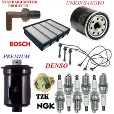 Tune Up Kit Filters Wire Oil Drain Valve Plugs for Toyota 4Runner 3.4L 1996-2002