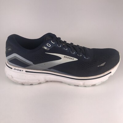 Brooks Womens Ghost 15 1203801B450 Navy Blue Running Shoes 