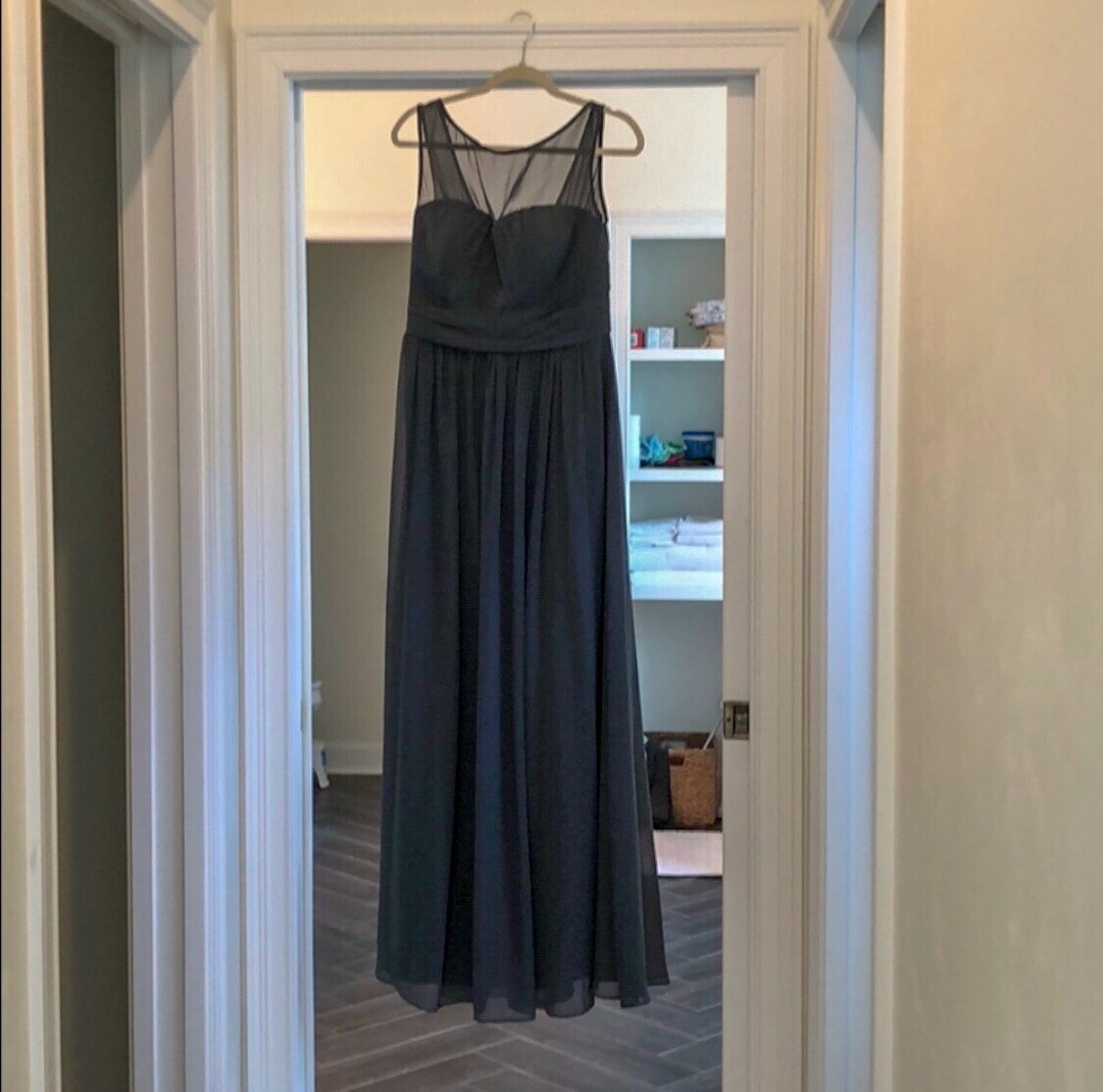 charcoal grey chiffon bridesmaid dresses Charcoal Bridesmaid Dresses