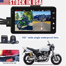 3 Motorcycle DVR Dash Cam Driving Video Recor...