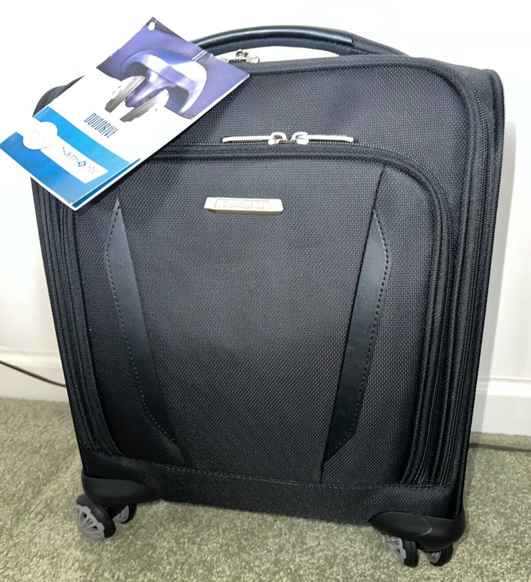 SAMSONITE Duodrive 105253-1041 Black lb 14 in Laptop MD Carry-on NWT