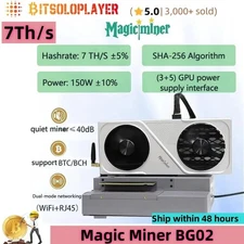 7Th/s Magic Miner BG02 ASIC Bitcoin Miner WiFi Crypto Solo Miner for BTC Mining