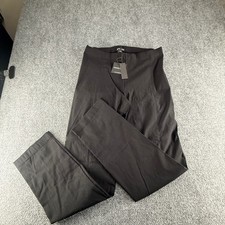 Franne Golde Classic Black Slimming Pants Womens Size 16 Made in USA NWT