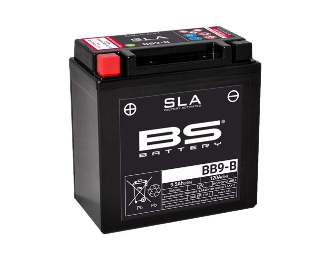 FITS VESPA Supersport GTS 125 2011 - 2015  BB9-B   SLA Factory Filled BS Battery